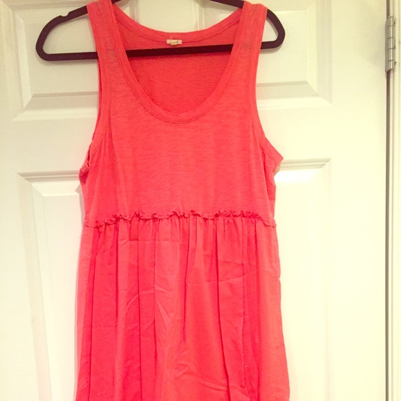 J. Crew pink tank dress