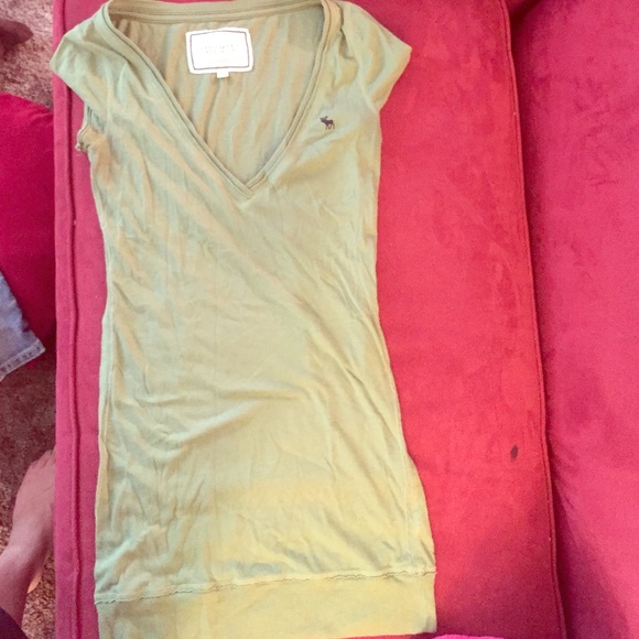 Green Abercrombie and Fitch shirt
