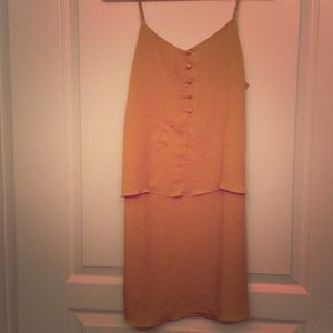 Gold/mustard dress