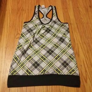 Plaid tank top