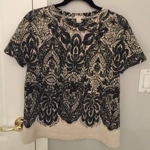 Jcrew sweatshirt printed top