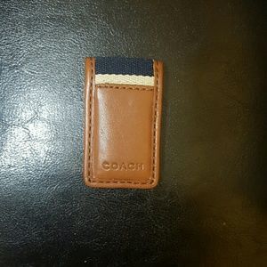 Coach money clip