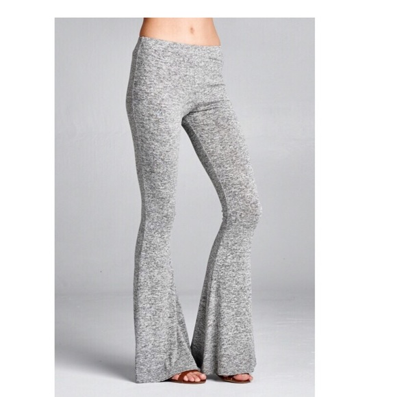 ️SOLD IN BUNDLE Gray Bell Bottom Stretch Pants - Picture 4 of 4
