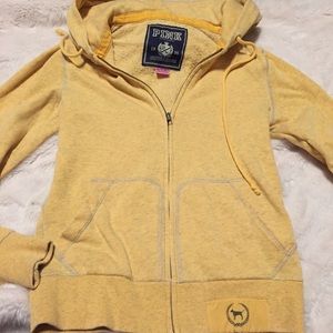 VS PINK Yellow Hoodie