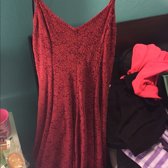 Brandy Melville red skater dress