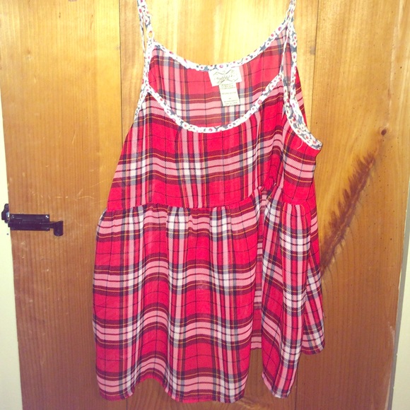 Sheer Plaid Tank!
