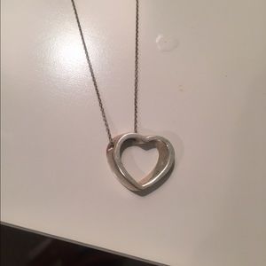 Vintage Tiffany and Co heart necklace
