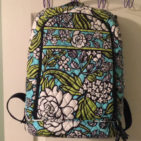 Vera Bradley laptop backpack island blooms