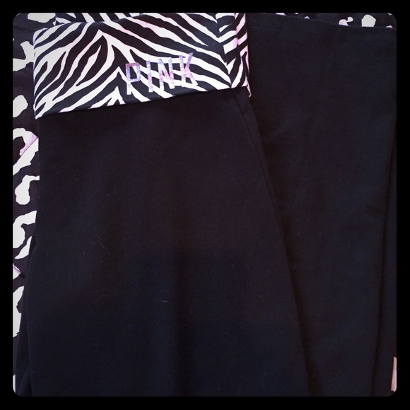 Zebra boot cut yoga pants