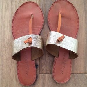 Joie a la Plage Nice Sandals Gold