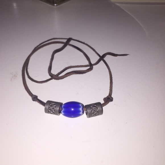 Beaded choker necklace/ wrap bracelet