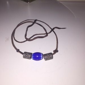 Beaded choker necklace/ wrap bracelet
