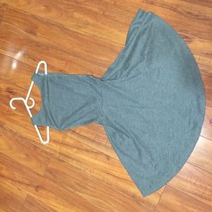 Ponte sleeveless skater dress