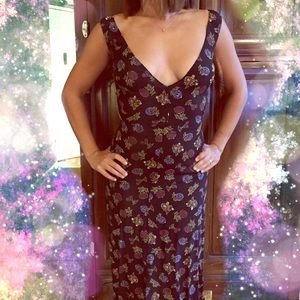 REFORMATION floral maxi dress/gown
