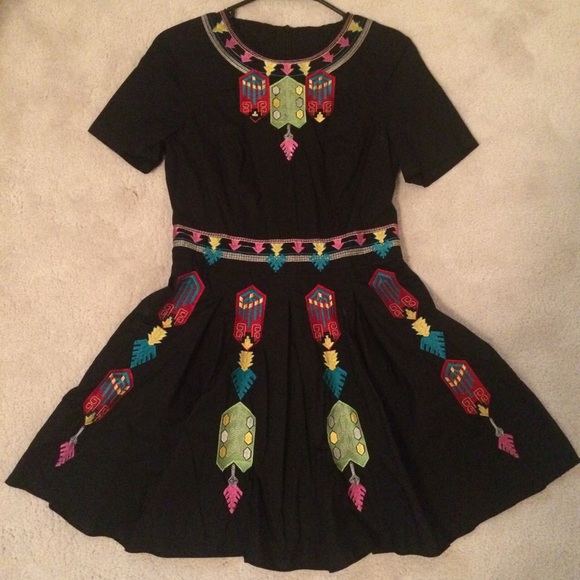 embroidered original design dress