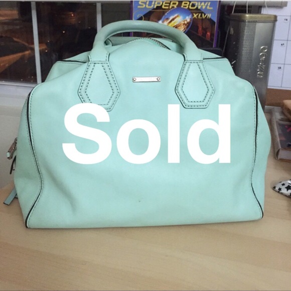 Rebecca Minkoff Jayden Satchel in Mint Green - Picture 1 of 4