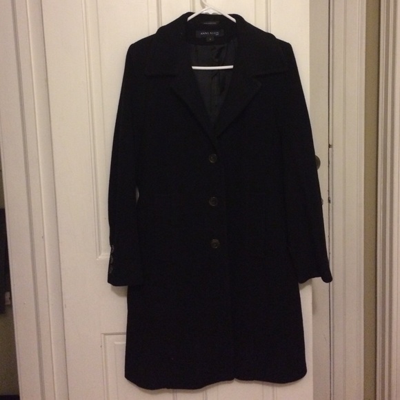 Anne Klein black 3 button jacket - size 6