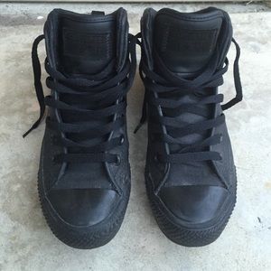 All Star Converse (black high top) Unisex Shoes