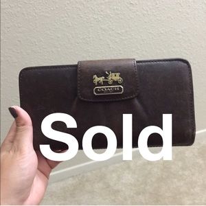 Sold! Coach wallet