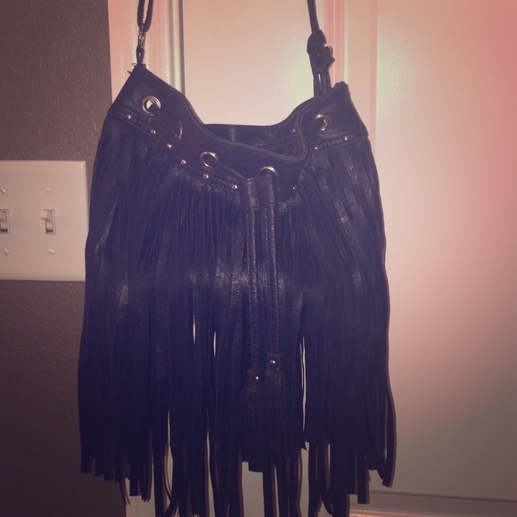 Fringe purse