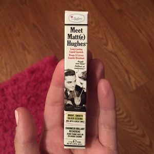 The balm meet matt(e) Hughes liquid lipstick