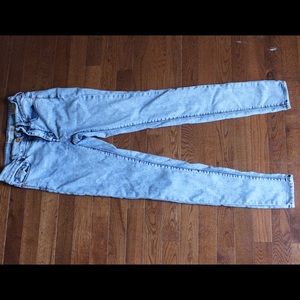 Acid Wash Skinny Jeans