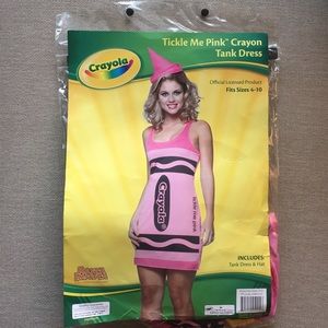 Crayola 'Tickle Me Pink' Women's Halloween Costume
