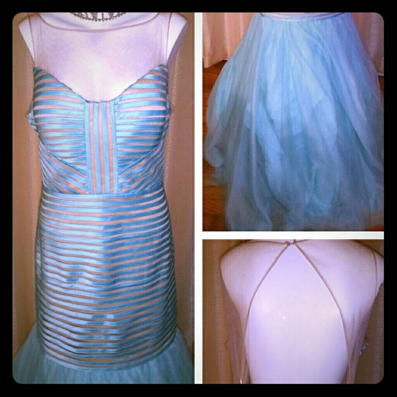 Camille Aqua Mermaid Gown