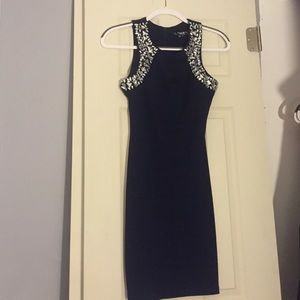 Navy homecoming dress