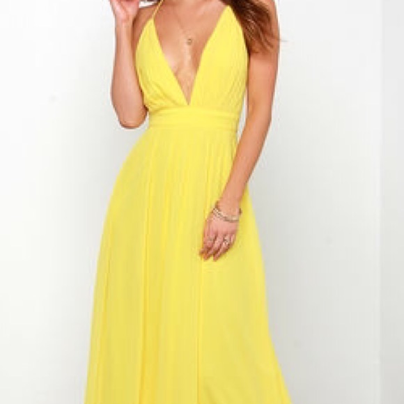 Yellow Maxi Dress