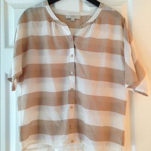 Loft striped top