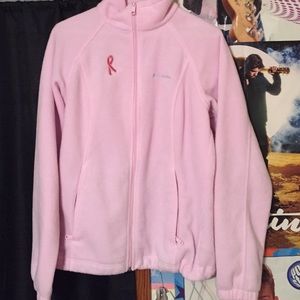 light pink Columbia jacket