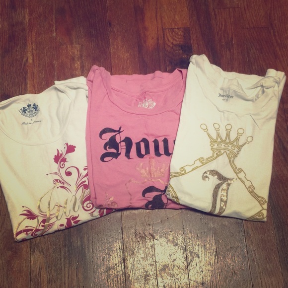3 Juicy Couture shirts S