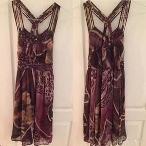 SOLD Warm Purple Fall Colored Dress