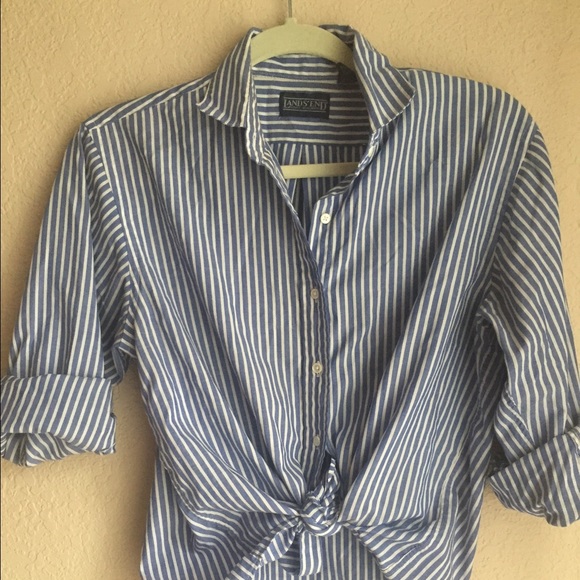 Vintage button up Lands End size 10 (medium)