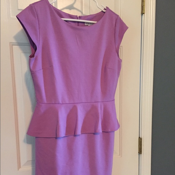 Purple peplum