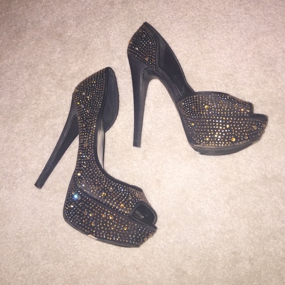 Bakers Shoes - Best price! Bakers collection black 6" Swarovski