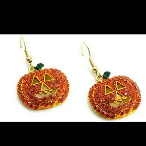 Cute pumpkin earrings