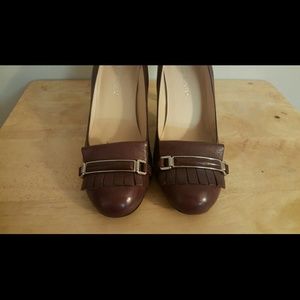 Franco Sarto Burgundy Heels