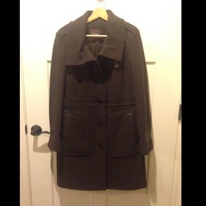 Cole haan brown overcoat