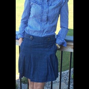 J. Crew soft denim skirt
