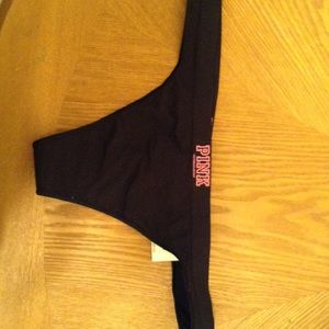 Pink thong
