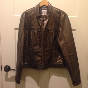 Bronze pleather jacket