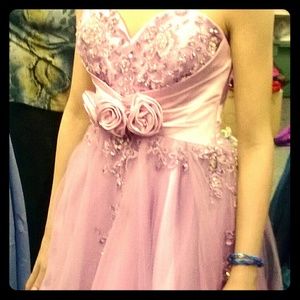 Lilac cocktail dress