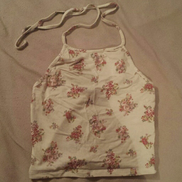 Brandy Melville floral halter