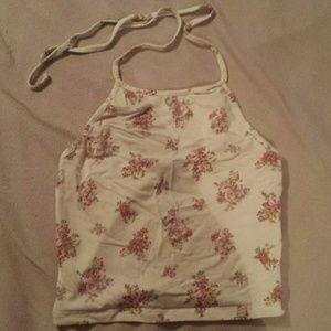 Brandy Melville floral halter