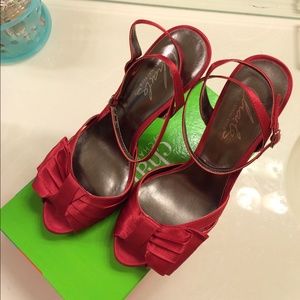 Charles by Charles David Red Satin shoes