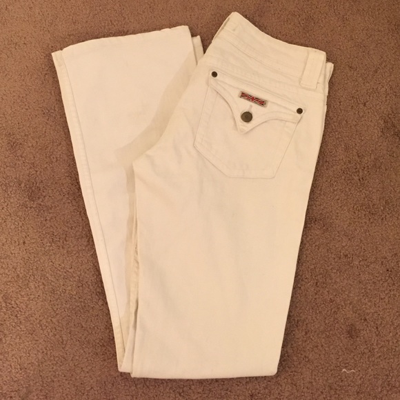 Hudson Jeans Pants - Hudson White Boot Cut Jeans