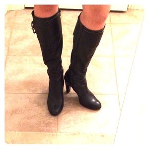 Antonio Melani black leather boots