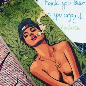 Sexy girl smoking weed phone case iPhone 6/6+